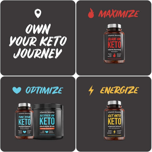 Vitamin Bounty Tune Your Keto Multivitamin, 90 Capsules, Keto-Specific Nutritional Support with Magnesium & Potassium