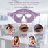 Cooling Gel Facial Mask - 2 PCS Reusable Gel Bead Face Pad & Cold Compress for Puffy & Dry Eyes, Pink and Purple