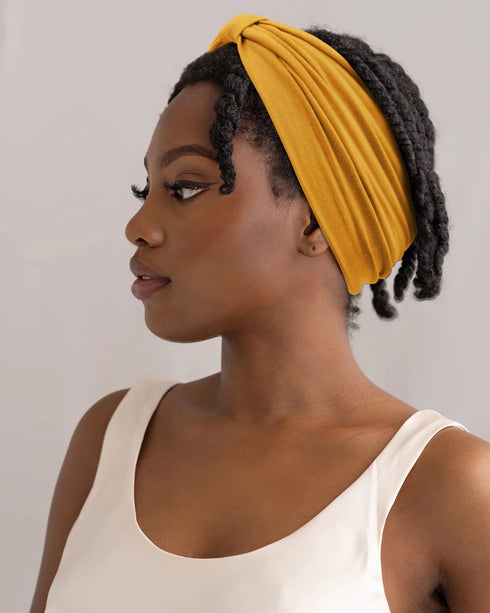 Tobeffect 6 Packs Wide Headbands for Women, Knotted Hairbands Turbans Non Slip Boho Hair Accessories