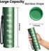 quolliter 7 Pill Organizer, Bamboo-Shaped Portable Waterproof Pill Box, BPA Free Day Medicine Pill Organizer Holder