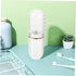 OUNONA Portable Travel Toothbrush Case and Holder Plastic Toothbrush Storage Container with Mouthwash Cup Function