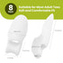 Bukihome Bunion Cushion Protector, 8 Packs Bunion Corrector Pads for Big Toe, Gel Shield for Foot Pain Relief (White)