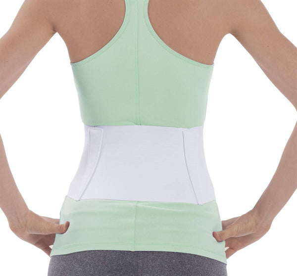 NYOrtho Tapered Abdominal Binder, Firm Compression Wrap, Breathable Stomach Support, 36-42 Inch, Made in USA