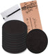 Reusable Makeup Remover Pads Black Washable - 10 Pack Organic Cotton Rounds for Facial Cleansing