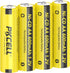 PKCELL 4 Pack AA 1.2V 600mAh NICD Rechargeable Double A Battery for Solar Lights (4PCS)