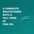 ORB Men’S MULTIVITAMIN + Fish Oil – A Complete Multi + Fish Oil |Heart Health Support, Antioxidant Support, Supports a Positive Mood, 21 Essential Vitamins – 30 Count