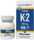 Superior Source Vitamin K2 MK-7 (Menaquinone-7), 300 mcg, Quick Dissolve MicroLignual Tablets, 60 Count