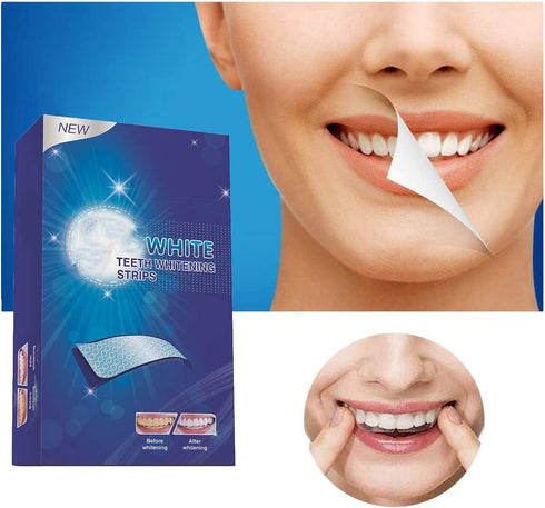 Teeth Whitening Strips Kit, 14 Pack 28 Strips for Oral Care, No Sensitivity