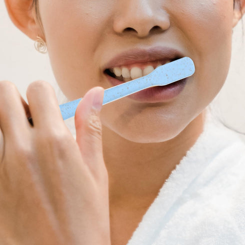 Pack 12 Wheat Straw Handle Toothbrush of with Soft Charcoal Bristles Ergonomic Manual Toothbrushes Portable for Travel
