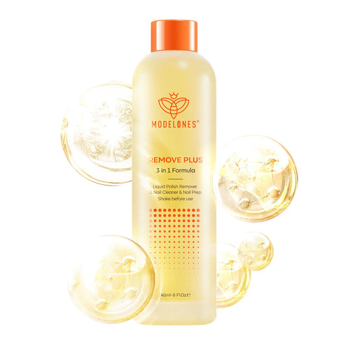 Modelones PleaSCENT Nail Polish Remover, Acetone Gel with Jojoba Oil for Nail Glue, Acrylic, Dip Powder Removal