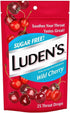 Luden's Throat Drops Sugar Free Wild Cherry 25 EA - Buy Packs and SAVE (Pack of 2)