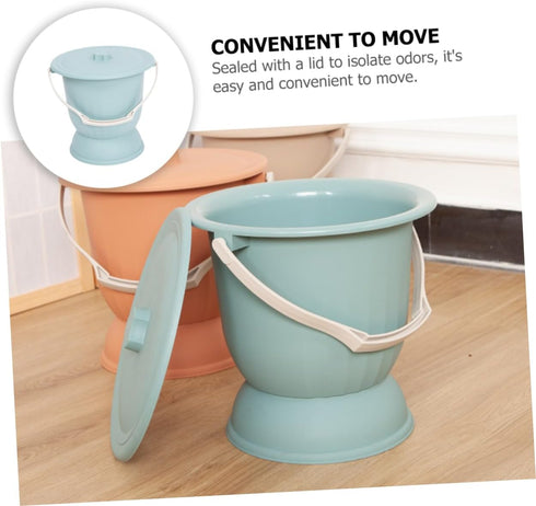 Portable Urinal Pot for Boys and Girls with Easy-Clean Lid