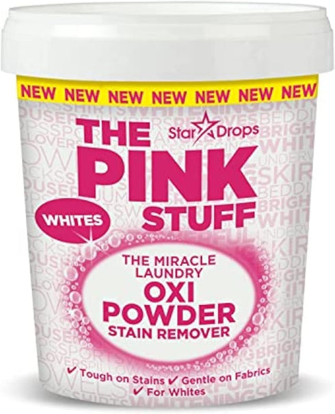 Stardrops - The Pink Stuff Miracle Laundry Oxi Powder Stain Remover for Whites, 1 kg