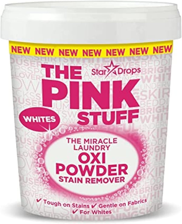 Stardrops - The Pink Stuff Miracle Laundry Oxi Powder Stain Remover for Whites, 1 kg