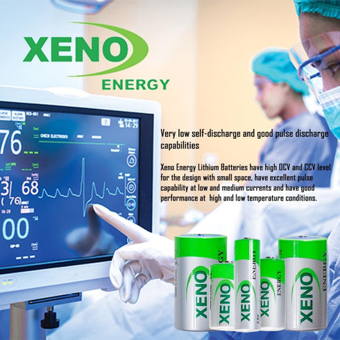 XL-060F AA Size Lithium Battery, 3.6V 2400mAh