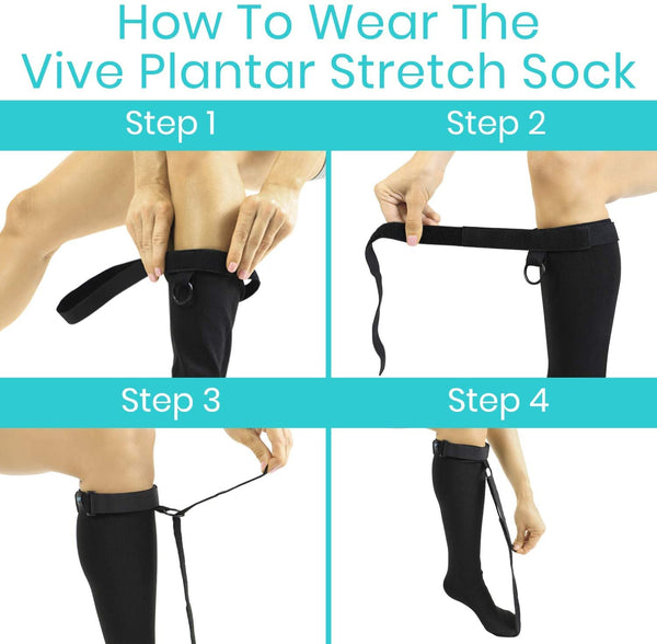 Plantar Fasciitis Stretch Sock, Non Slip Calf Night Relief for Heel High Arch Pain, Achilles Tendonitis Therapy Sleeve