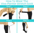 Plantar Fasciitis Stretch Sock, Non Slip Calf Night Relief for Heel High Arch Pain, Achilles Tendonitis Therapy Sleeve
