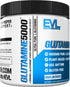 Pure Vegan L-Glutamine Powder Supplement - Evlution Nutrition 5g for Post Workout Recovery and Gut Health
