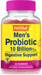 Probiotic Gummies for Men, 60 Gummies, 10 Billion CFUs, Gluten Free, Restore Digestive Balance, Reduce Bloating