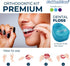 Orthodontic Oral Care Kit for Cleaning Brackets Braces, Includes Toothbrush, Dental Floss, Wax, and Case (Blue)