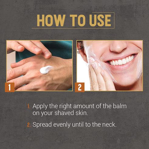 Woody's Shave Relief Balm, Soothing Aftershave for Men, Hydrating Men's After Shave Balm, 6 oz