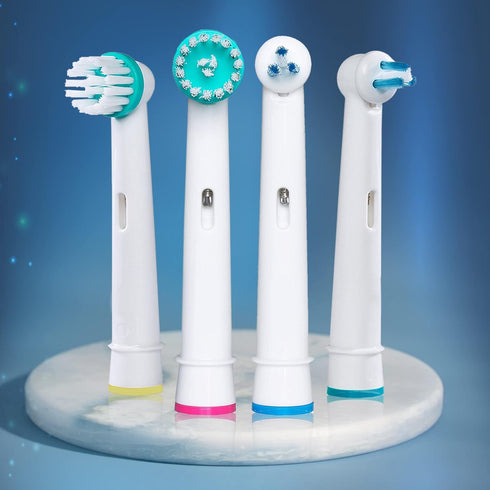 Replacement Brush Heads for OralB Braun Professional, 8 Pack Compatible Orthodontic Electric Toothbrush Head