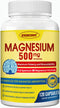 Magnesium Complex Supplement 500mg, 10 in 1 - Magnesium Glycinate, Citrate, Malate, Plus More with Vitamin D3 & Zinc