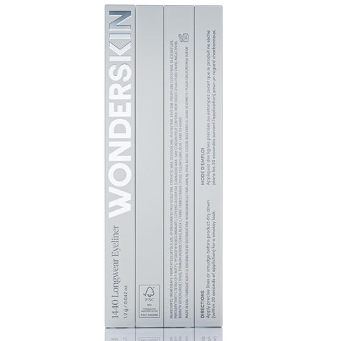 Wonderskin 1440 Longwear Brown Eyeliner Pencils, Waterproof Eye Makeup, Long Lasting Smudge Proof (Brown Sugar)