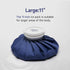 BICAREE Ice Pack for Injuries, Reusable Hot Water Bag for Hot & Cold Therapy and Pain Relief with Cover, Size 11"