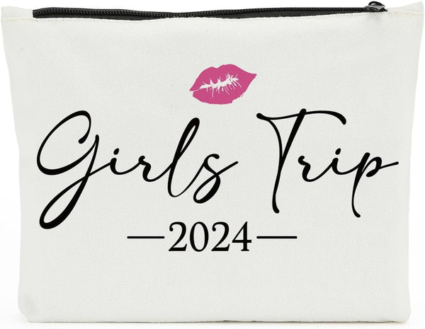 Weekend Gift Travel Makeup Bag, Graduation Gift for Women, BFF Bestie Gift, Christmas Birthday