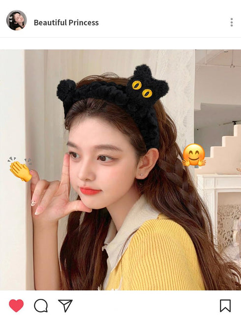 Funny Frog Headband for Women, Cute Animal Spa Hair Accessories for Washing Face Shower Sports Beauty (Style 20)