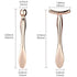 LISAPACK 2PCS Metal Eye Cream Applicator Wand Stick, Facial Massage Tool to Reduce Puffiness (Rose Gold)