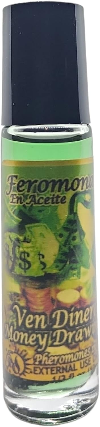 MAGICK SPACE Money Drawing Pheromone (Ven Dinero Feromnas En Aceite)-Roll on Perfume Oil 10ML