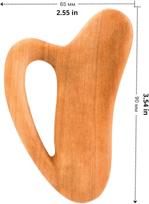 Wooden Gua Sha Massager for Face and Neck Personalized Gifts Anniversary Gift Unique Gift Personalized Gift for Wife