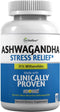 Cortisol Supplement - Stress Relief with Shoden Ashwagandha, Rhodiola & Ginseng for Cortisol Regulation & Lowering