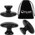 QYLHH 4 Set SPA5.5x3.5cm Pcs Mushroom Hot Massage Stones Natural Bian Warm Rocks Kit for Facial