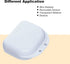 BOOMIBOO Retainer Case with Vent Holes, 4 Pcs Durable Denture Cases in Black, White, Yellow, and Blue