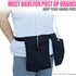 Large Capacity Mastectomy Drain Holder Pouches, Movable Stretchy Drainage Pockets for Breast Reconstruction, Black