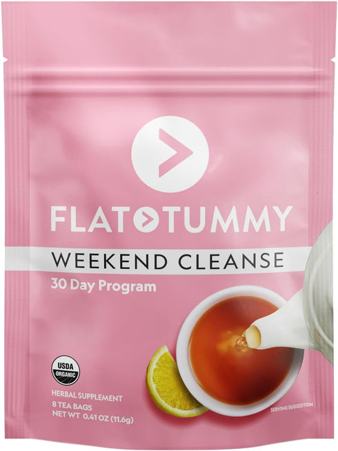 Flat Tummy Weekend Cleanse Tea - 30 Day Program - All Natural