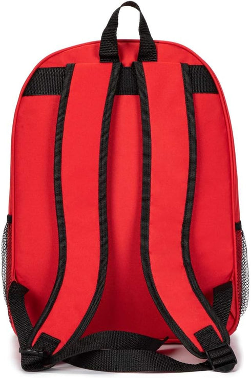 Jipemtra Backpack 3) Red Emergency First Aid Bag Empty Medical Treatment First Responder Trauma Bags (Red