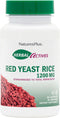 Natures Plus Herbal Actives Red Yeast Rice - 1200 mg, 60 Vegan Capsules - Cholesterol Support