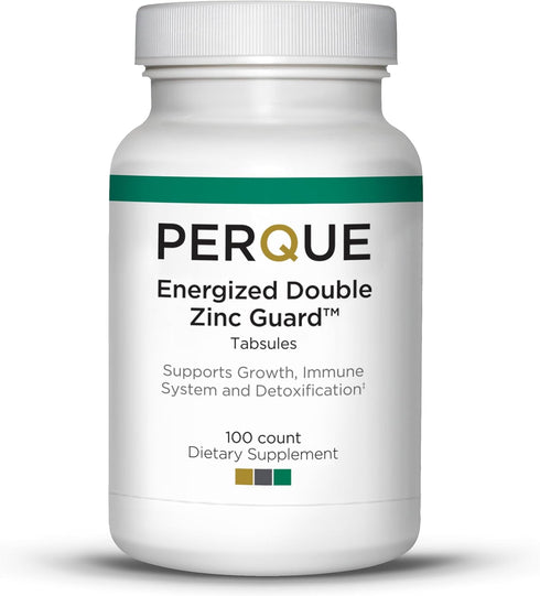 PERQUE Energized Double Zinc Guard, 100 Tabs