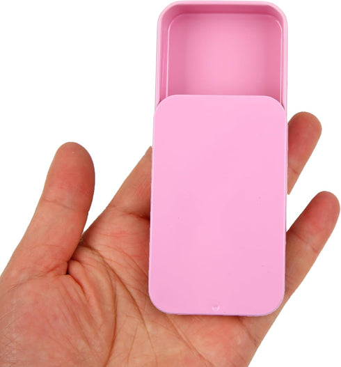 2Pack Dental Floss Portable Case, Convenient Refillable Glide Travel Floss Box (Pink)