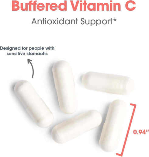 Immune, 240 (8.5 oz) Allergy Research Group - Buffered Vitamin C Powder - Antioxidant, Calcium/Mag/K - g