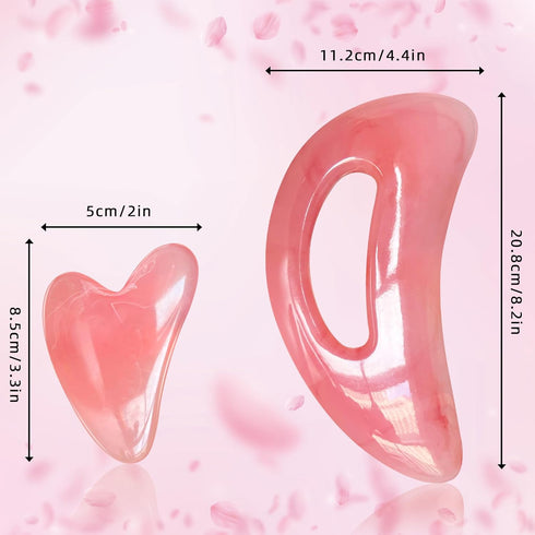 HTHLNG Body Gua Sha Massage Tools, Muscle Scraping Massage Tools for Lymphatic Drainage, Cellulite Remove, Body