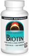 Source Naturals Biotin 5,000mcg - 200 Tablets, High Potency B Vitamin Nutrients for Healthy Hair, Skin & Nails
