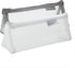Mesh Cosmetic Bag - Portable Clear Makeup Bags Mesh Zipper Pouch for Home Office Travel Accessories (2PCS)