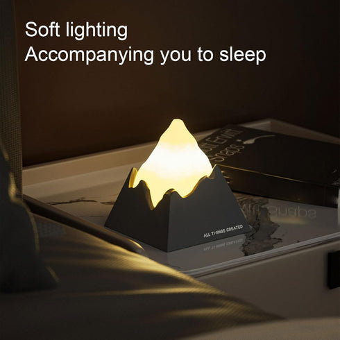 Jiawu Essential Oil Diffuser, Black Volcano Aromatherapy Night Light with Dual Lighting Options Built in Aromatherapy