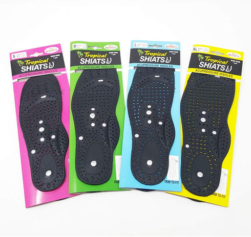 Daiwa Felicity Magnetic Insoles for Men & Women - Orthopedic Acupressure Shoe Inserts for Foot Health, Reflexology