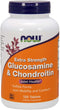 NOW Supplements Glucosamine & Chondroitin Extra Strength - Sulfate Forms, 120 Tablets